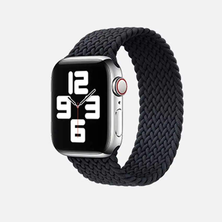 Apple Watch 38 mm Hasır Örgü Kordon - Zore KRD-32 Medium