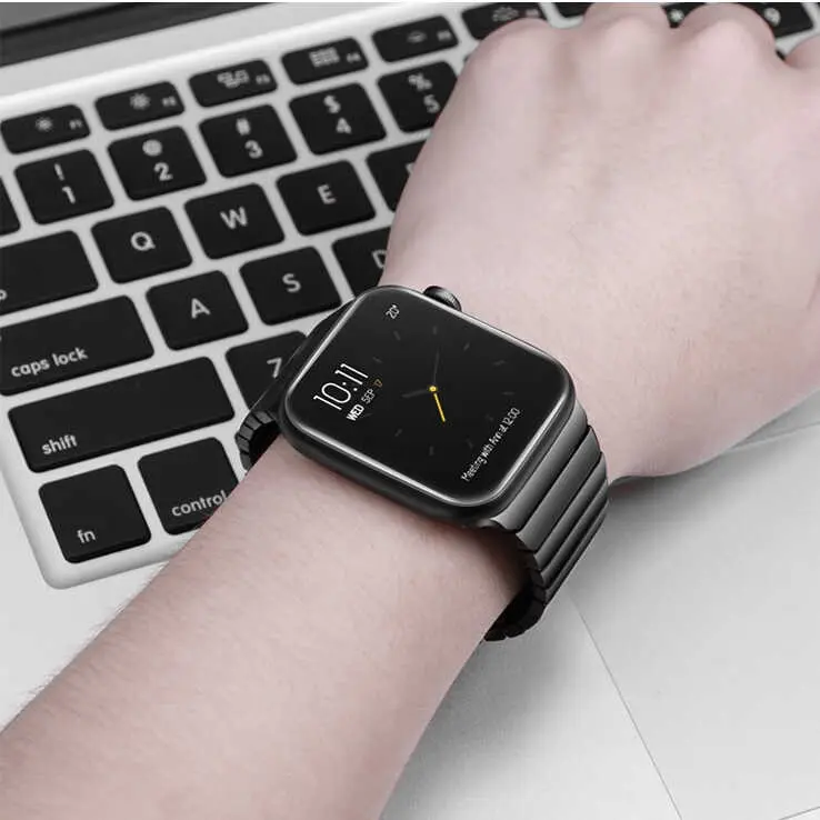Apple Watch 38 mm Metal Saat Kordonu - Zore KRD-35
