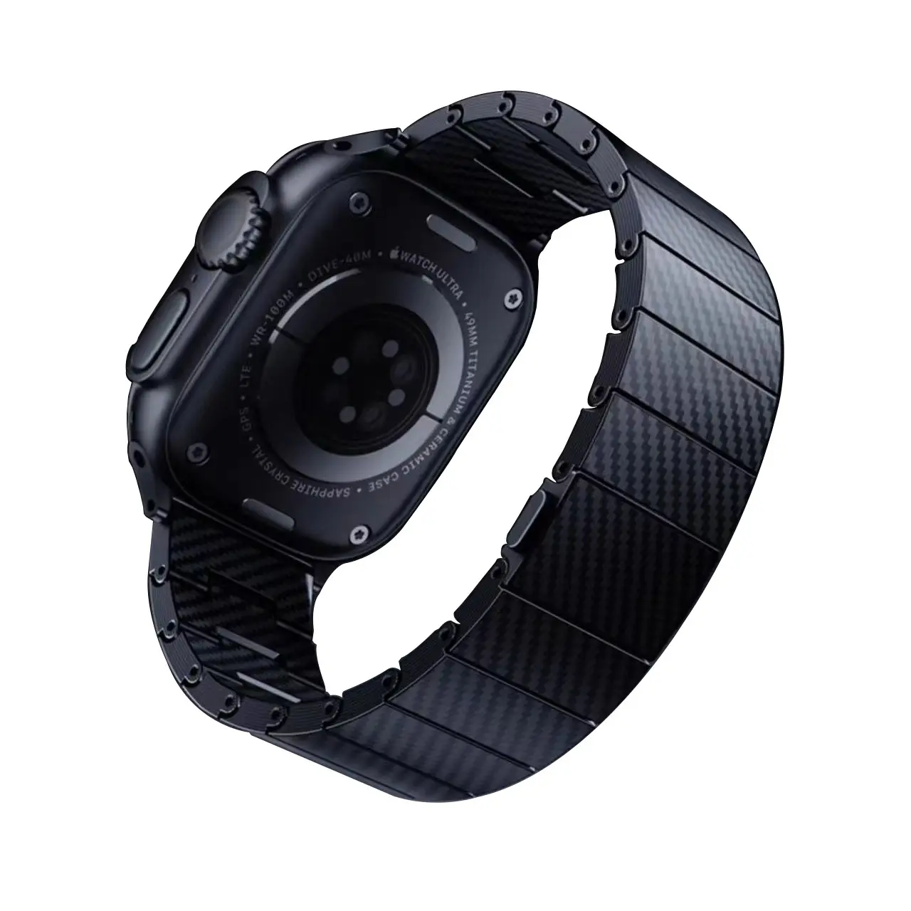 Apple Watch 40 mm 600D Karbon Fiber Kordon - Zore KRD-90