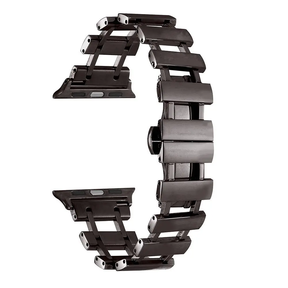 Apple Watch 40 mm Metal Saat Kordonu, Ayarlanabilir Klipsli - Zore KRD-96