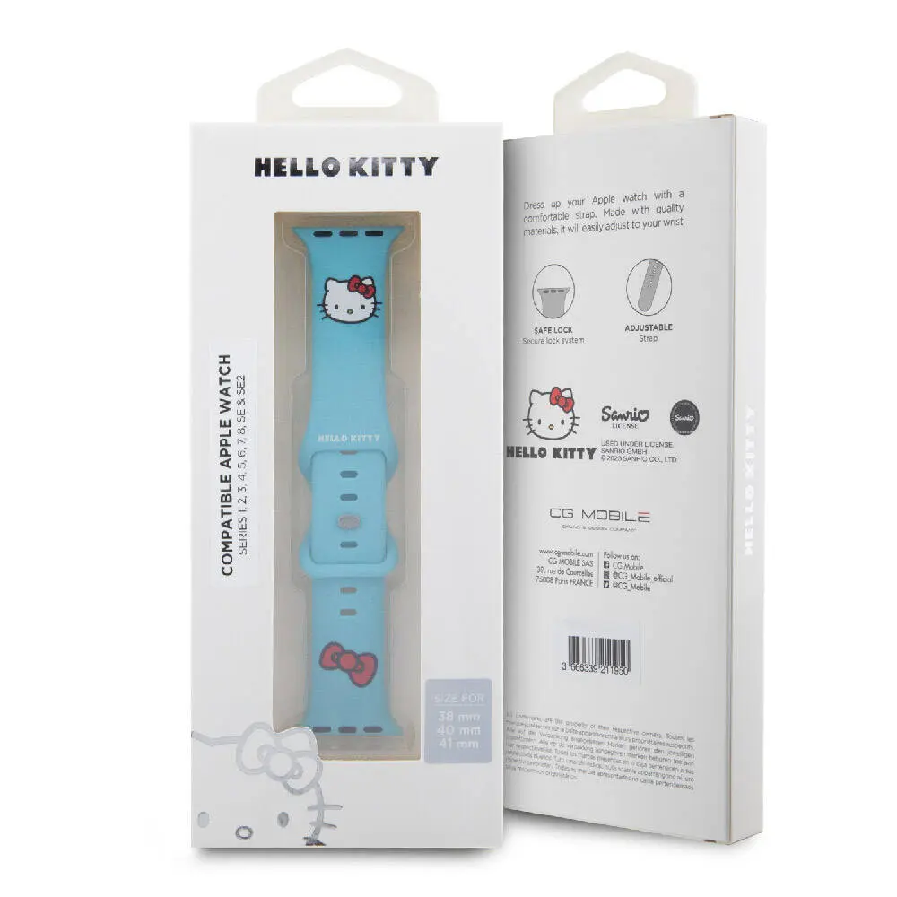 Apple Watch 40 mm Hello Kitty Lisanslı Silikon Kordon