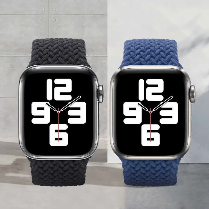 Apple Watch 40 mm Hasır Örgü Saat Kordonu - Zore KRD-32 Small