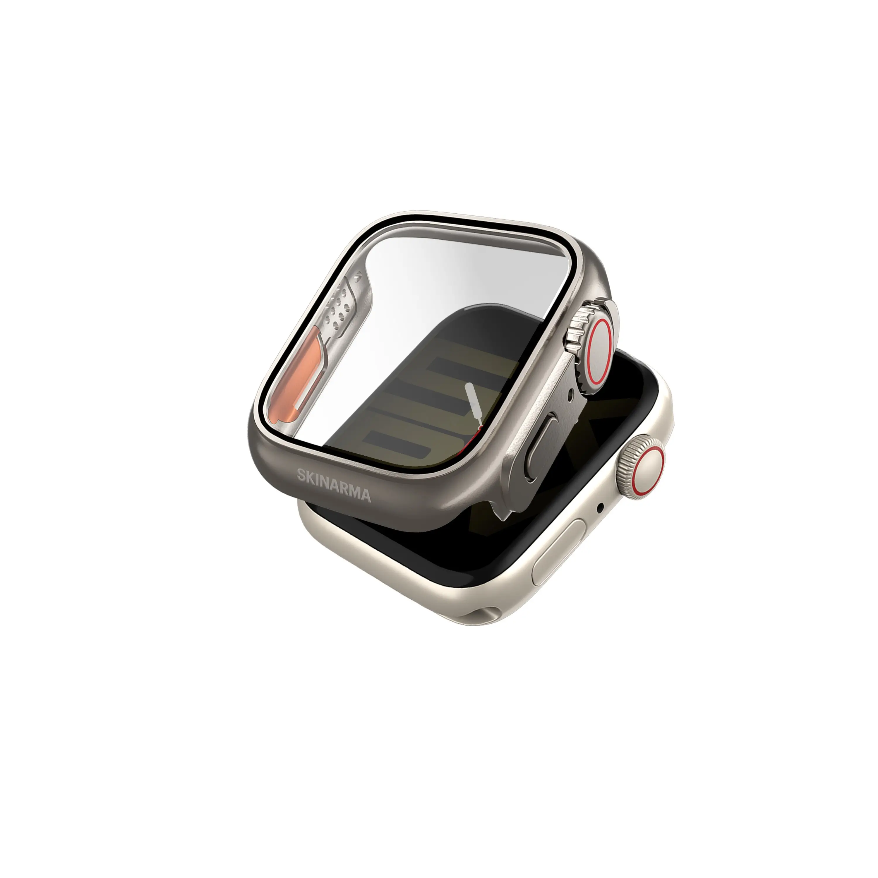 Apple Watch 40 mm Dijital Taç Korumalı Kasa ve Ekran Koruyucu - Skinarma Gado Pro