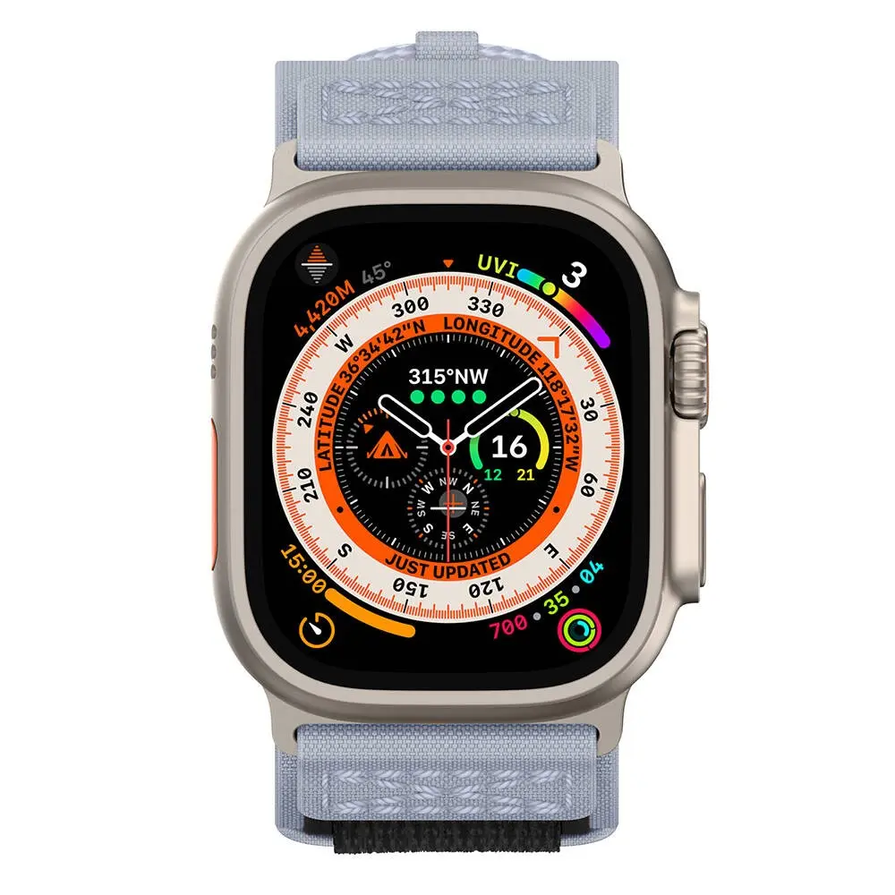 Apple Watch 42 mm Uyumlu Hasır Kordon - Zore KRD-99