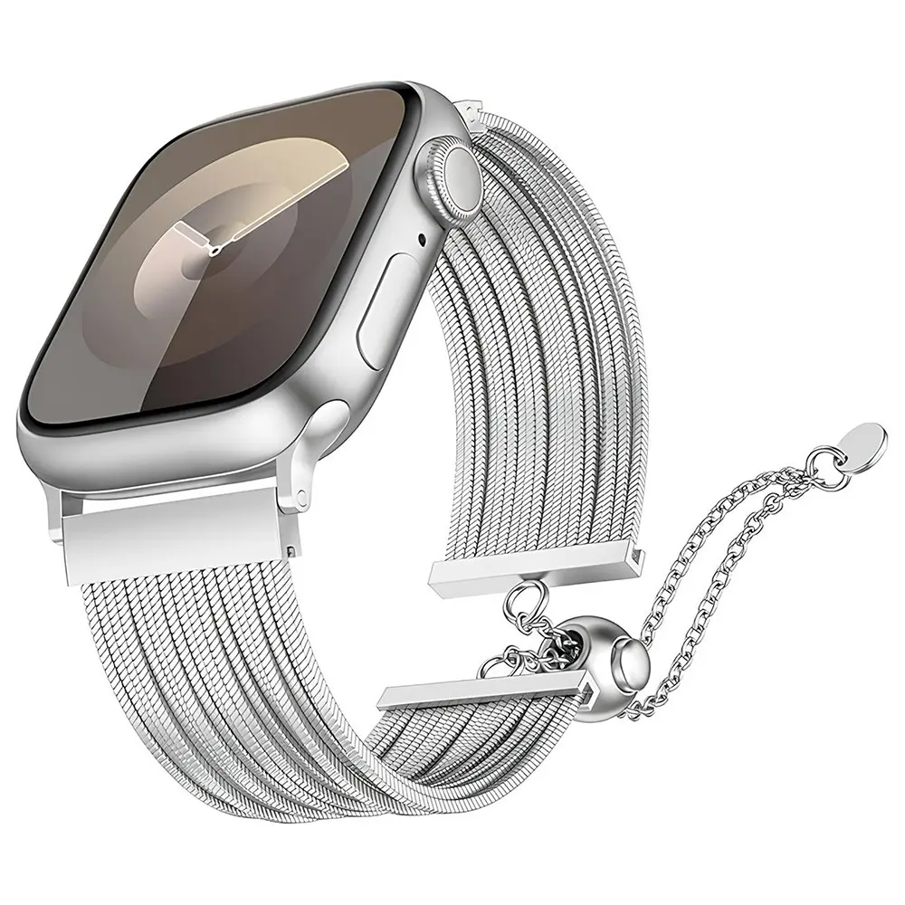 Apple Watch 42 mm Metal Hasır Kordon - Zore KRD-137