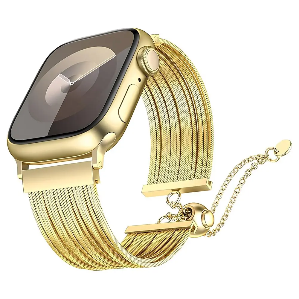 Apple Watch 42 mm Metal Hasır Kordon - Zore KRD-137