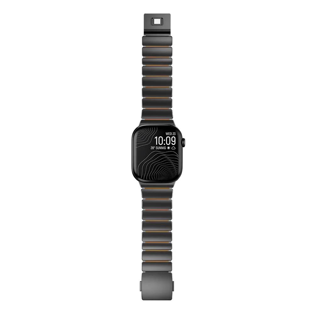 Apple Watch 42mm Metal Silikon Kordon - Zore KRD-149