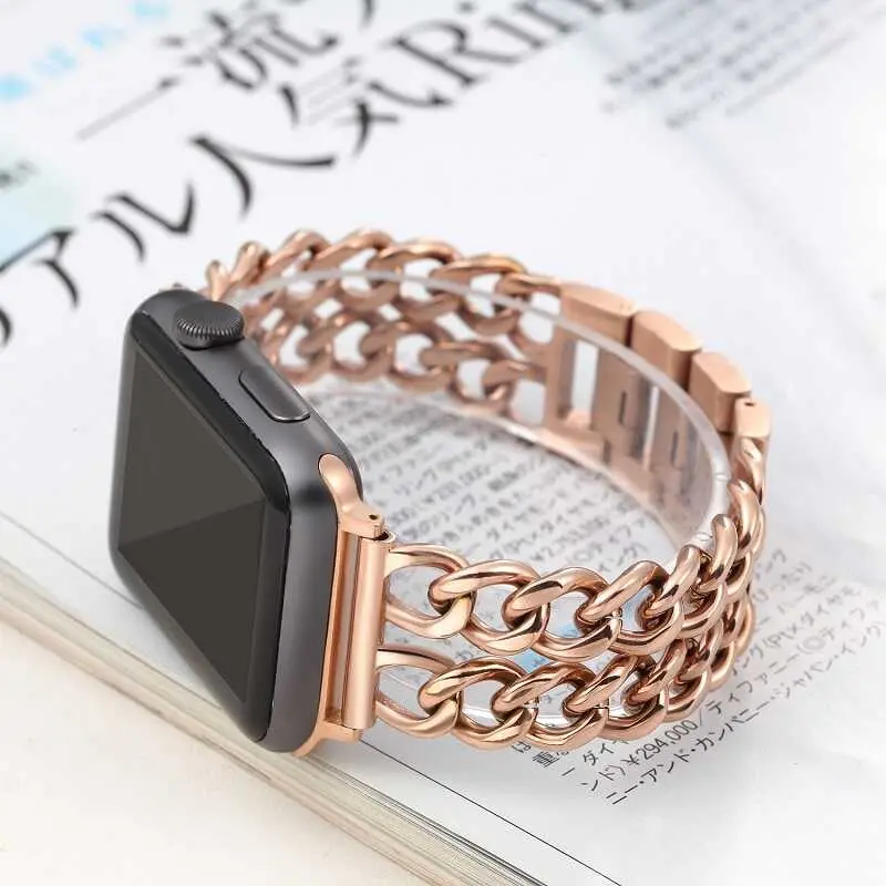 Apple Watch 42 mm Cowboy Metal Kordon - Zore