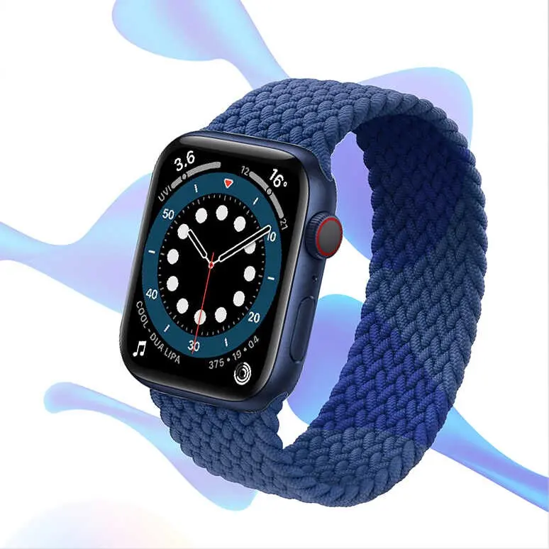 Apple Watch 42 mm Hasır Örgü Kordon - Zore KRD-32 Large