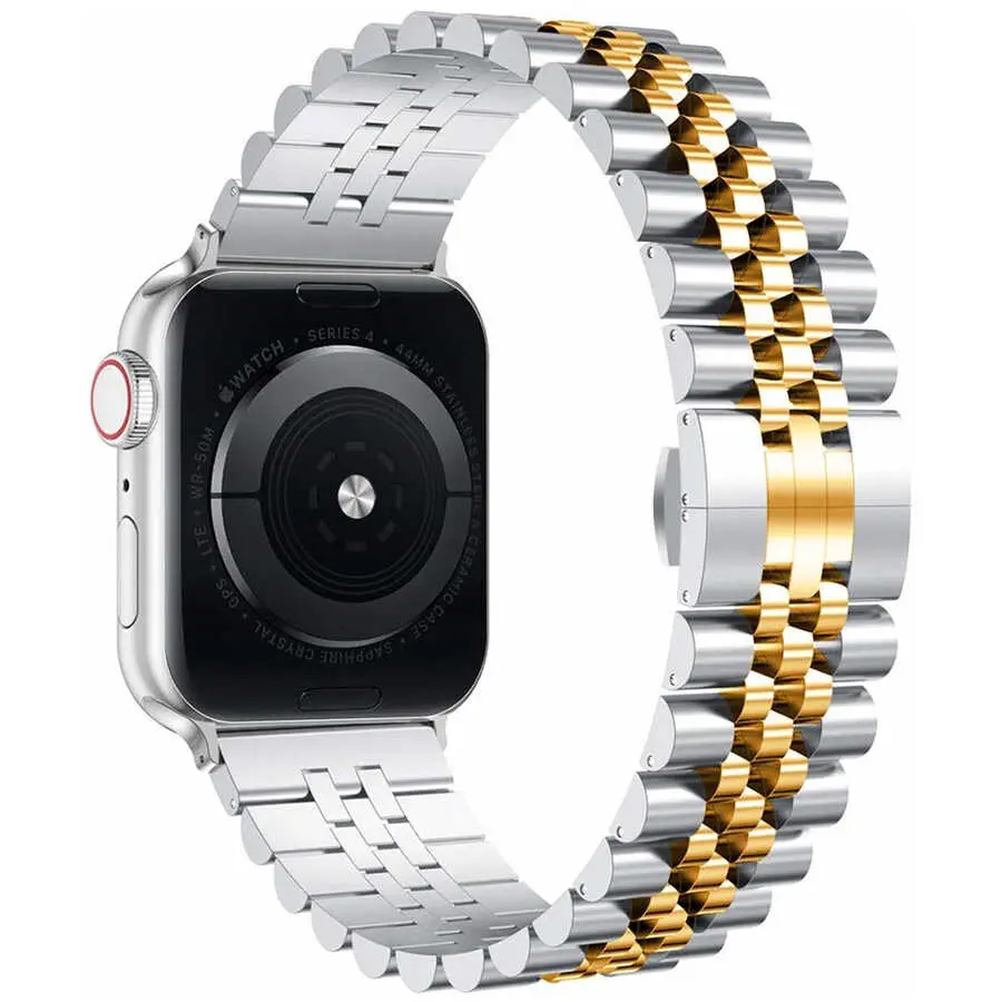 Apple Watch 42 mm Metal Kordon, Klipsli ve Ayarlanabilir - Zore KRD-36