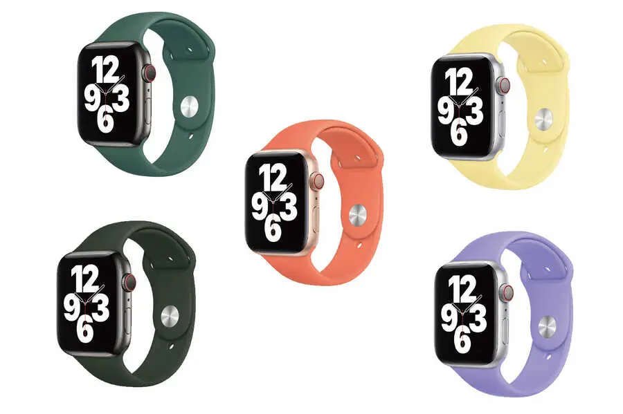 Apple Watch 44 mm Silikon Kordon - Wiwu Sport Band