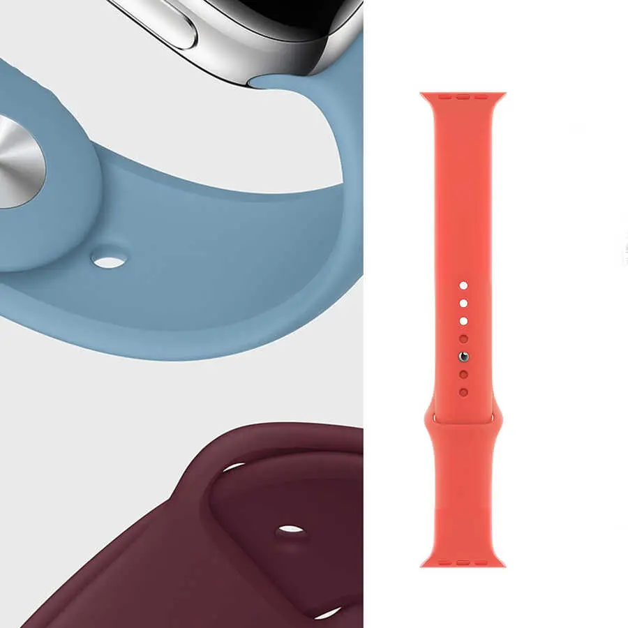 Apple Watch 44 mm Silikon Kordon - Wiwu Sport Band