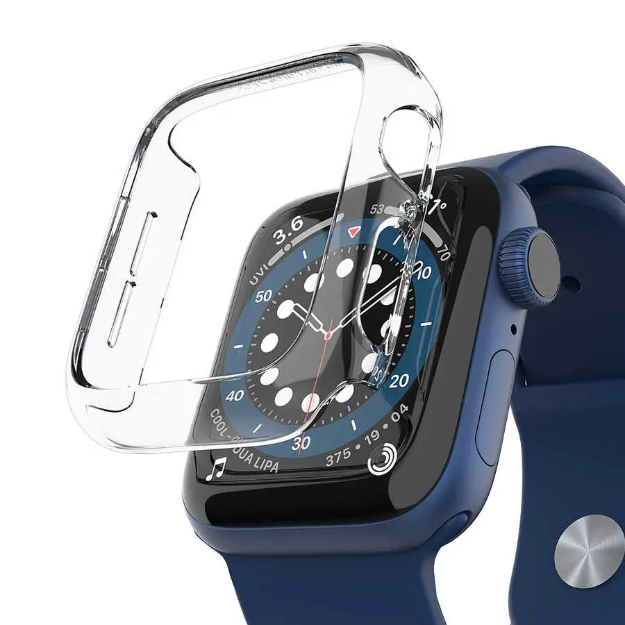 Apple Watch 44 mm Şeffaf Saat Koruyucu - Araree Nukin
