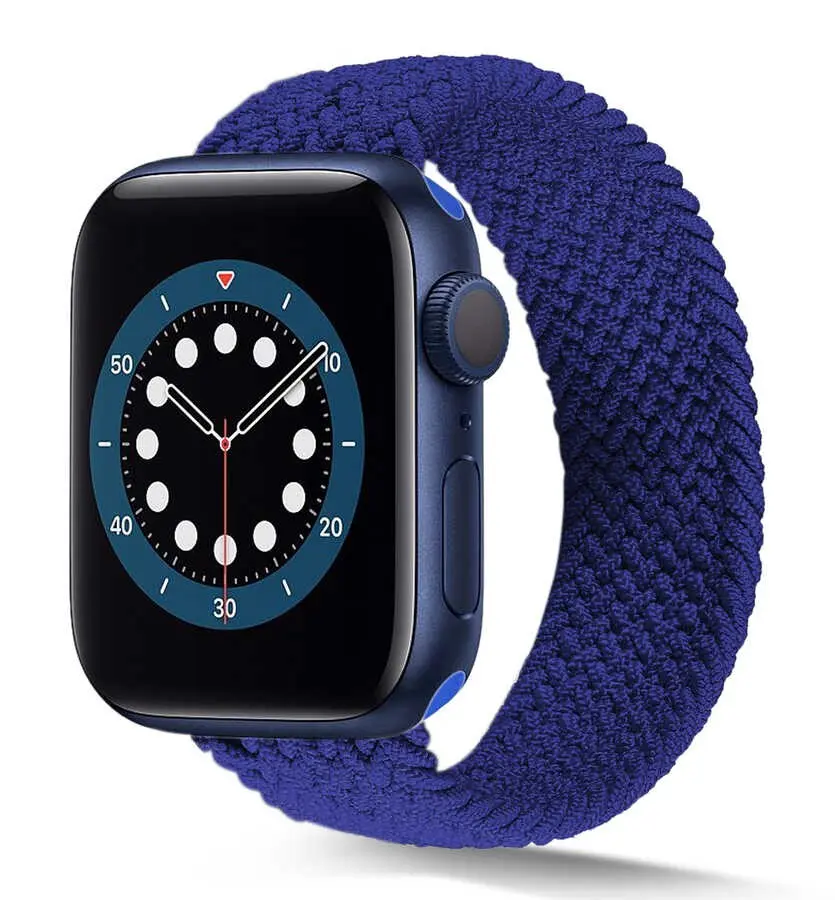 Apple Watch 44 mm Hasır Örgü Kordon - Zore KRD-38