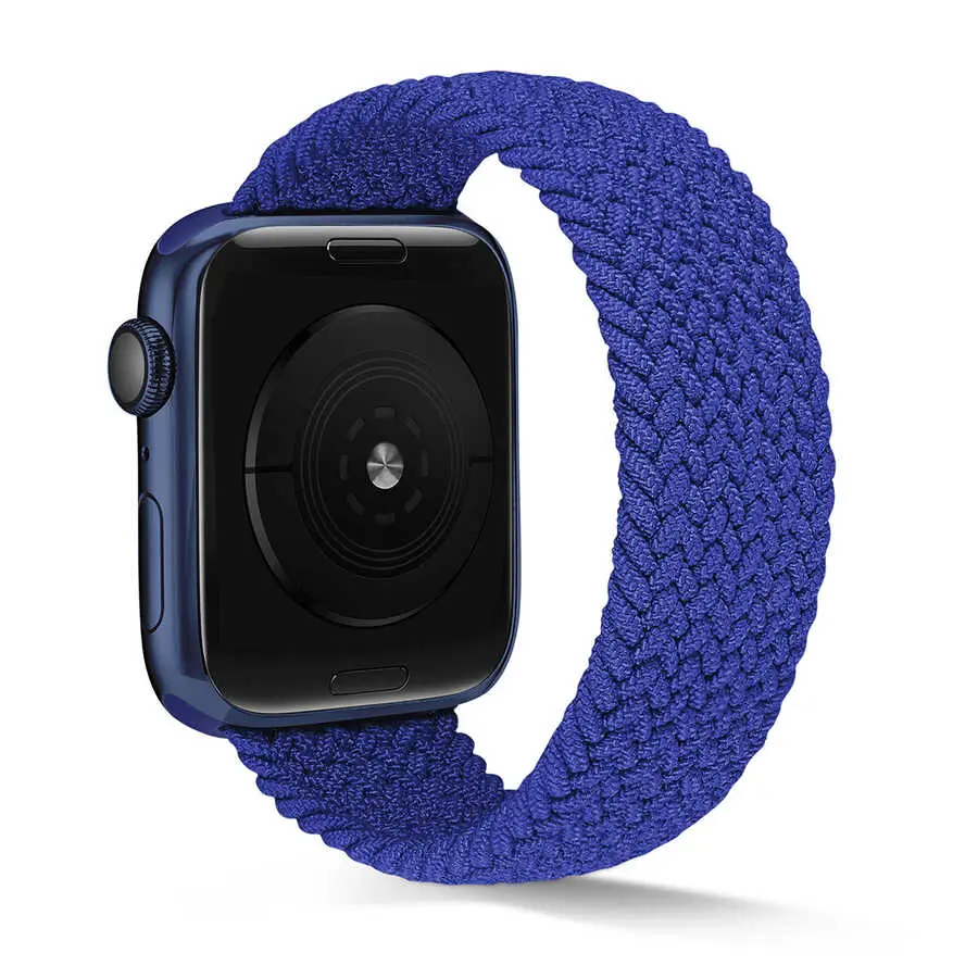 Apple Watch 44 mm Hasır Örgü Kordon - Zore KRD-38