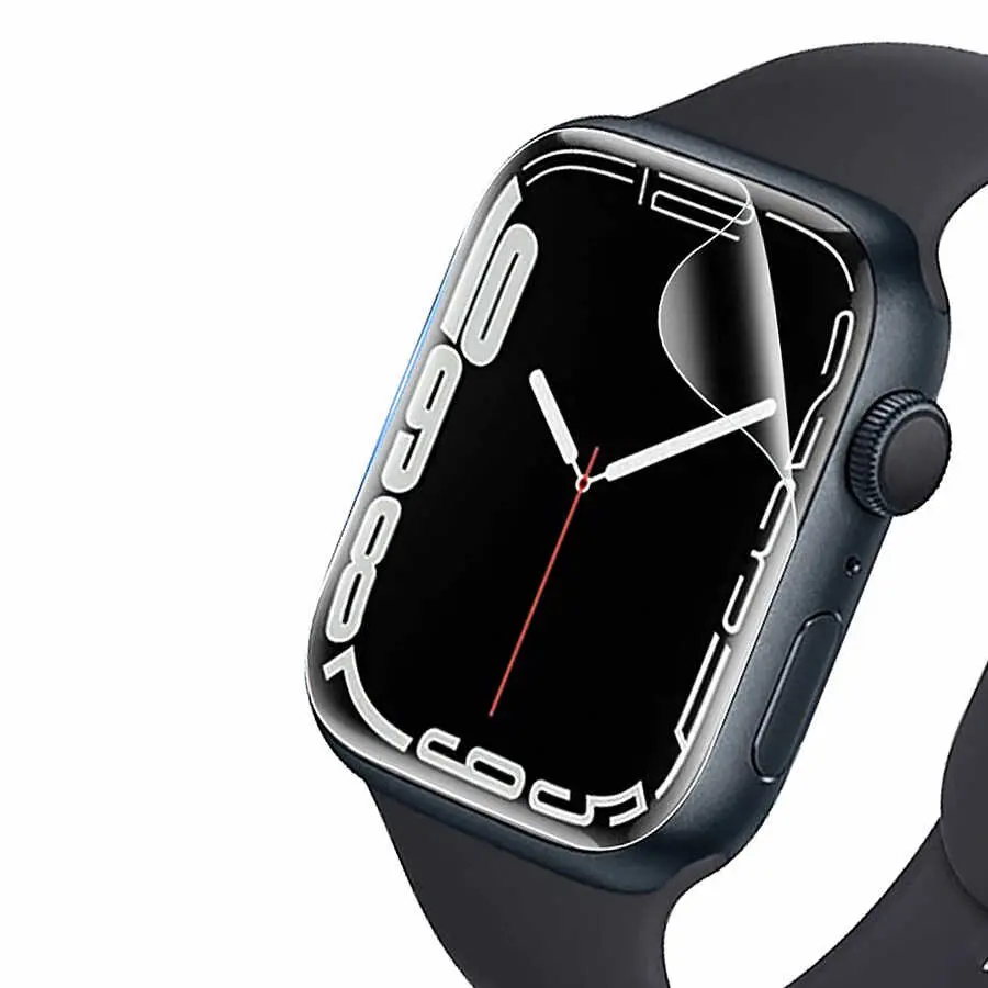 Apple Watch 41 mm 2'si 1 Arada Ekran Koruyucu Seti - Go Des