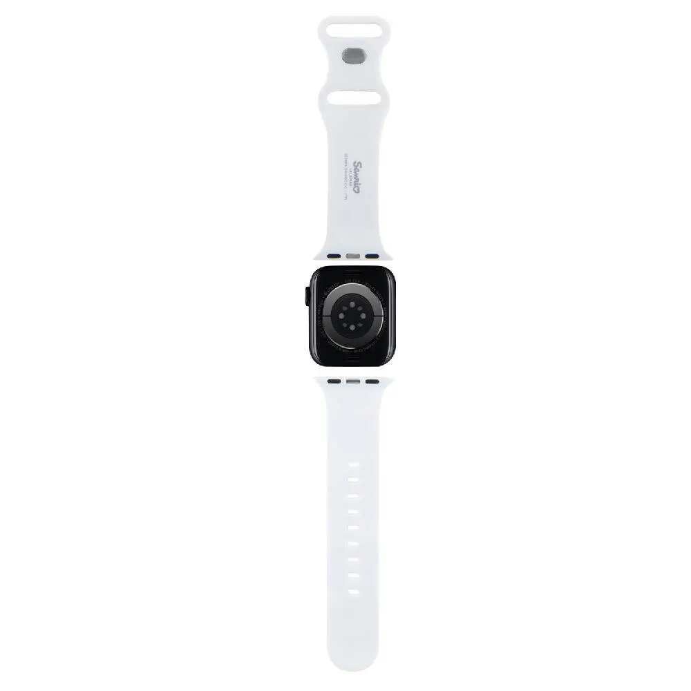 Apple Watch 41 mm Hello Kitty Lisanslı Silikon Kordon - Etiket Graffiti