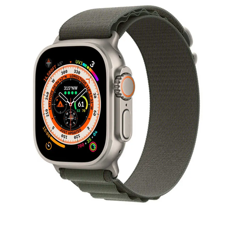 Apple Watch 41 mm Hasır Örgü Saat Kordonu - Wiwu WU-01