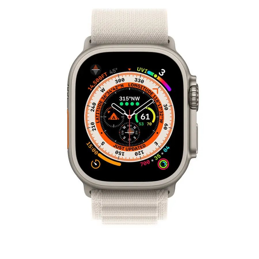 Apple Watch 41 mm Hasır Örgü Saat Kordonu - Wiwu WU-01