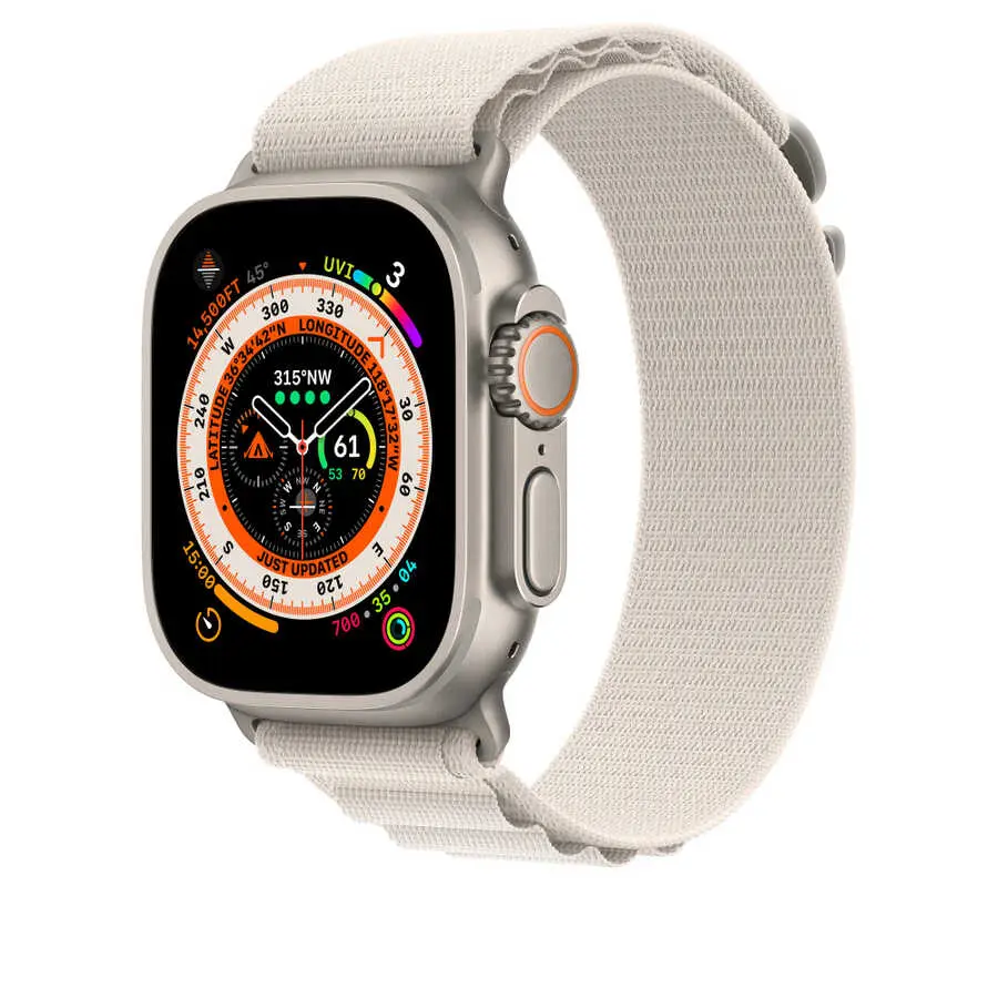 Apple Watch 41 mm Hasır Örgü Saat Kordonu - Wiwu WU-01