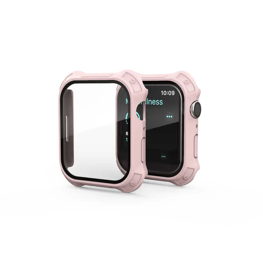 Apple Watch 41 mm Tank Zırh Kasa ve Mat Ekran Koruyucu - Zore Watch Gard 11