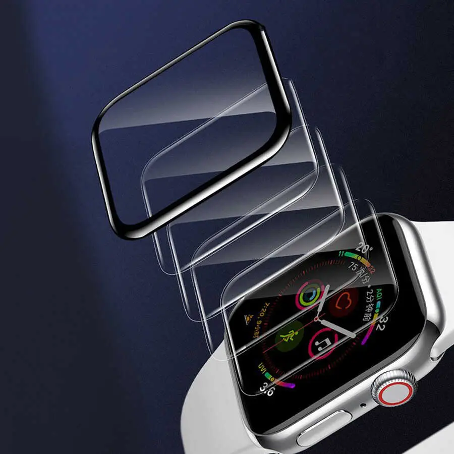 Apple Watch 41 mm 6H Temperli Cam Ekran Koruyucu - Wiwu iVista