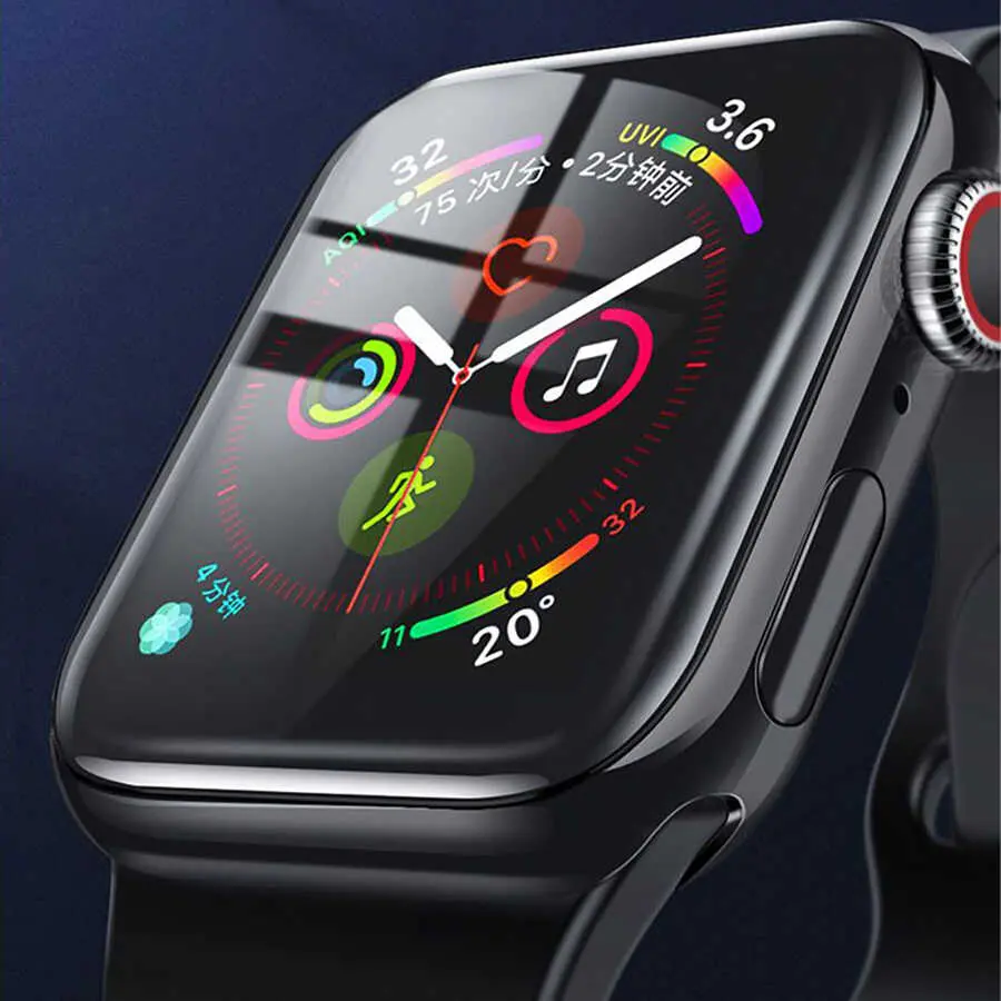 Apple Watch 41 mm 6H Temperli Cam Ekran Koruyucu - Wiwu iVista