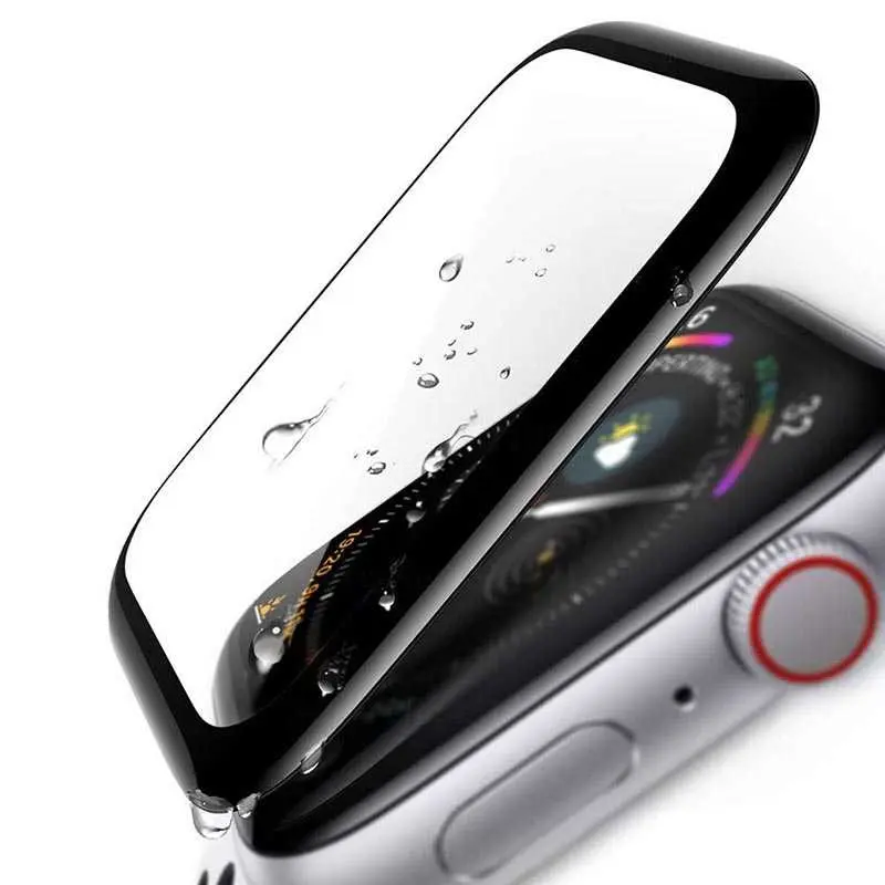 Apple Watch 7 41mm Tam Yapışkanlı Cam Ekran Koruyucu - Zore