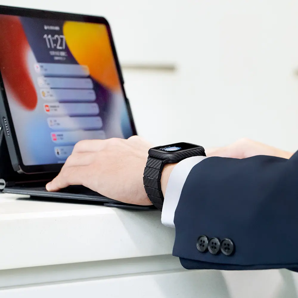 Apple Watch 45 mm İnce Kasa Koruyucu - Pitaka Air Case Classic