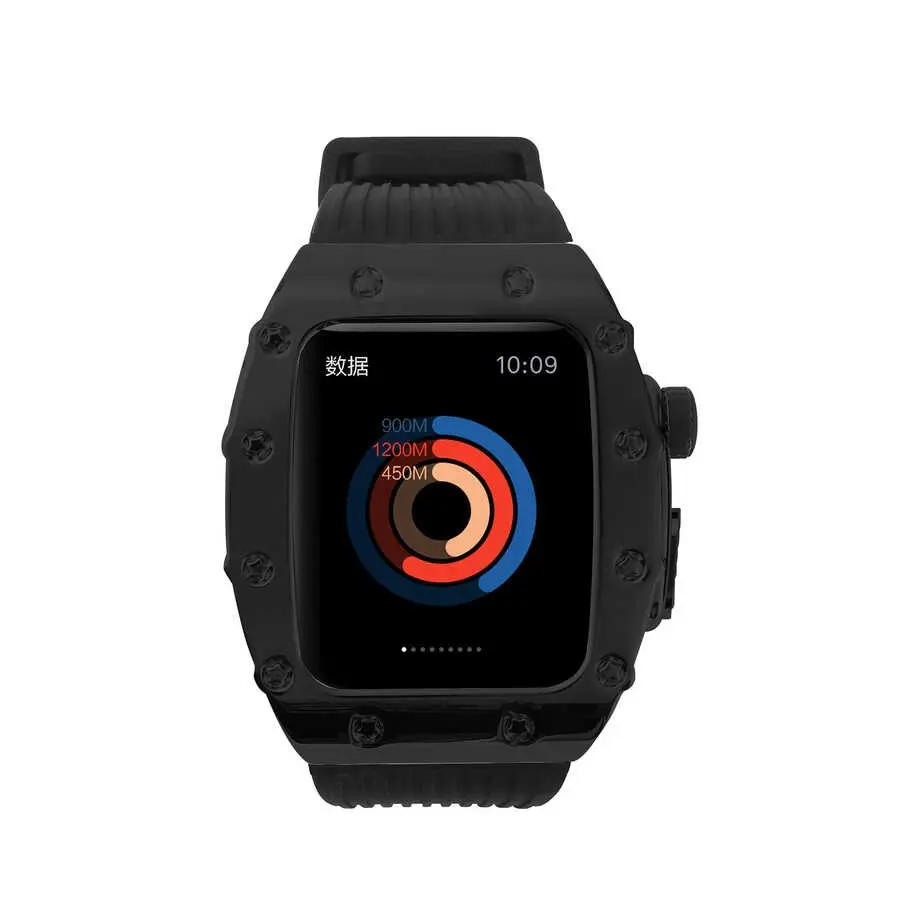 Apple Watch 45 mm Uyumlu Metal Kordon - Zore KRD-65