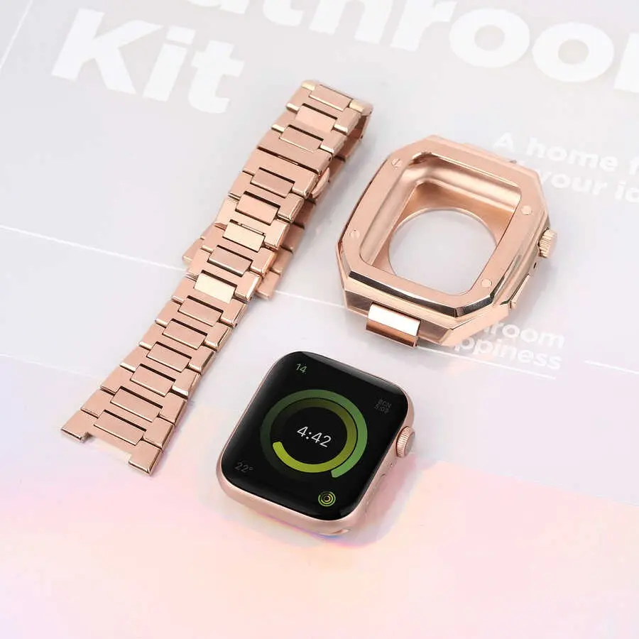 Apple Watch 45 mm Metal Kordon - Zore KRD-64
