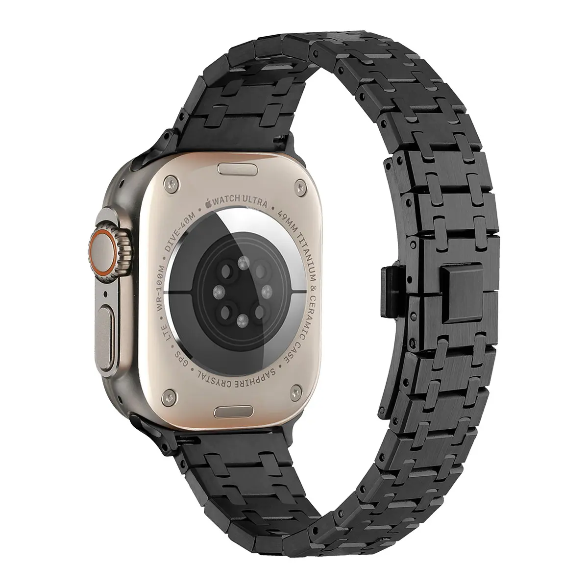 Apple Watch 45 mm Metal Saat Kordonu - Zore KRD-83