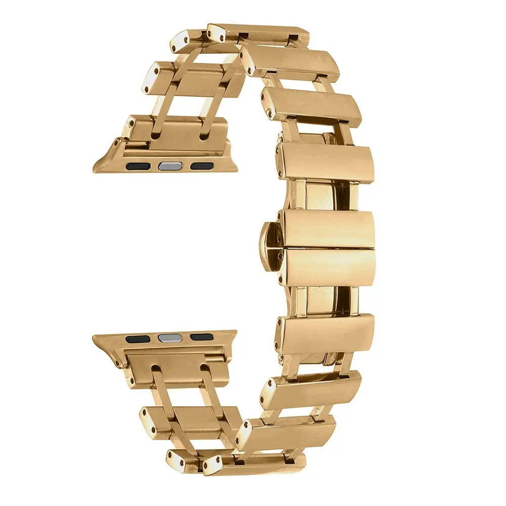 Apple Watch 45 mm Metal Kordon, Ayarlanabilir Klipsli - Zore KRD-96