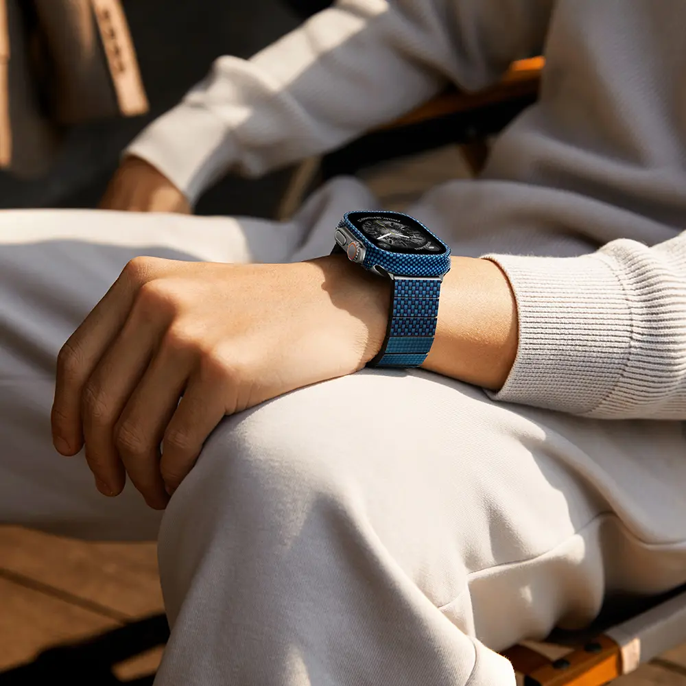 Apple Watch Ultra 49 mm Aramid Fiber Kasa Koruyucu - Pitaka Air Case