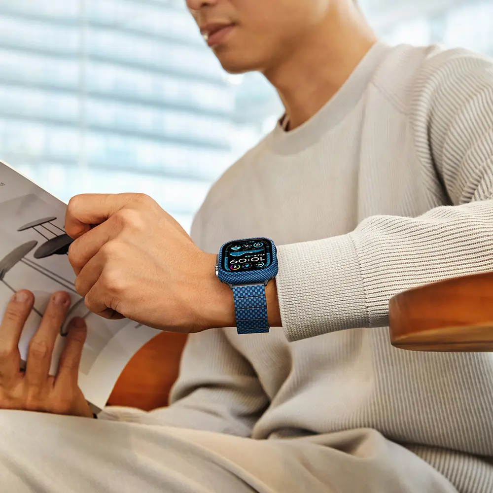 Apple Watch Ultra 49 mm Aramid Fiber Kasa Koruyucu - Pitaka Air Case