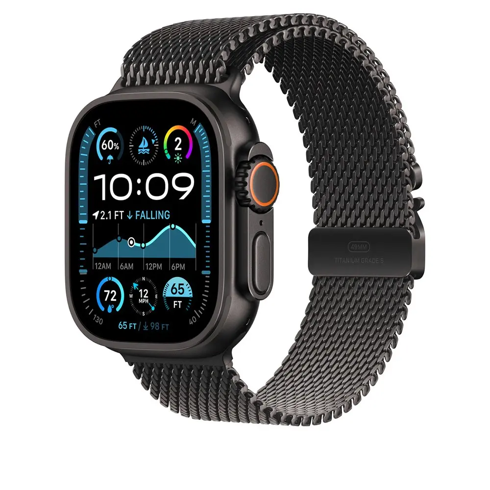 Apple Watch Ultra 49 mm Titanyum Hasır Kordon - Zore KRD-100