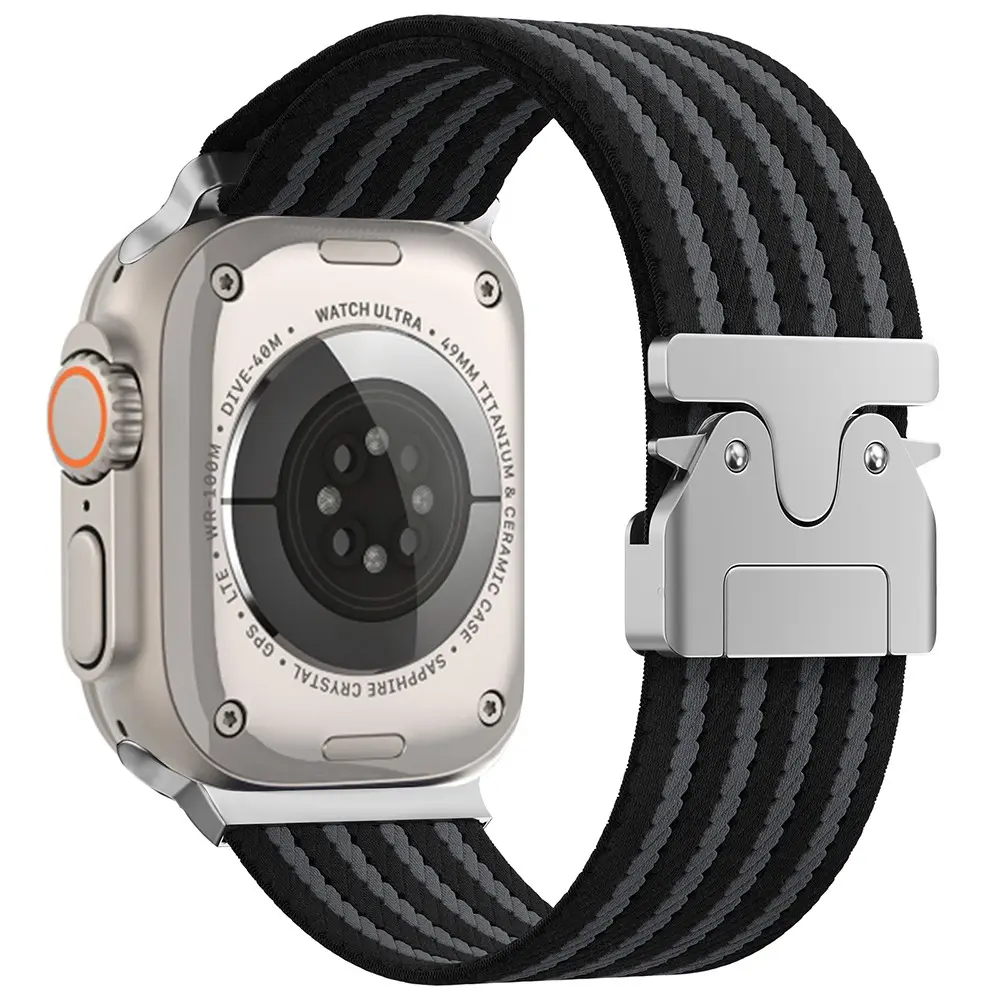 Apple Watch Ultra 49 mm Naylon Örgülü Saat Kordonu - Zore KRD-133
