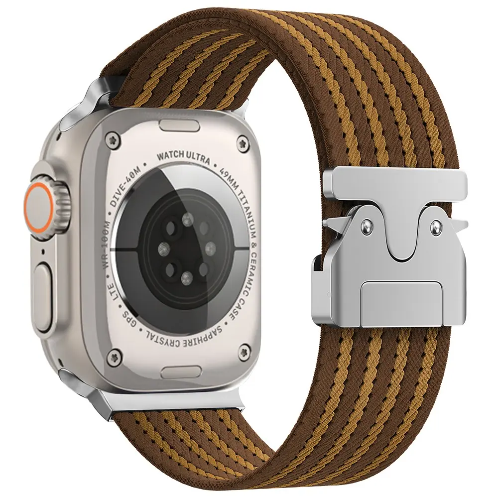 Apple Watch Ultra 49 mm Naylon Örgülü Saat Kordonu - Zore KRD-133