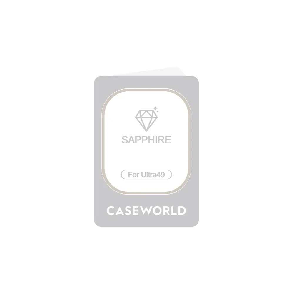 Apple Watch Ultra 49 mm Safir Temperli Cam Ekran Koruyucu - CaseWorld Alloy