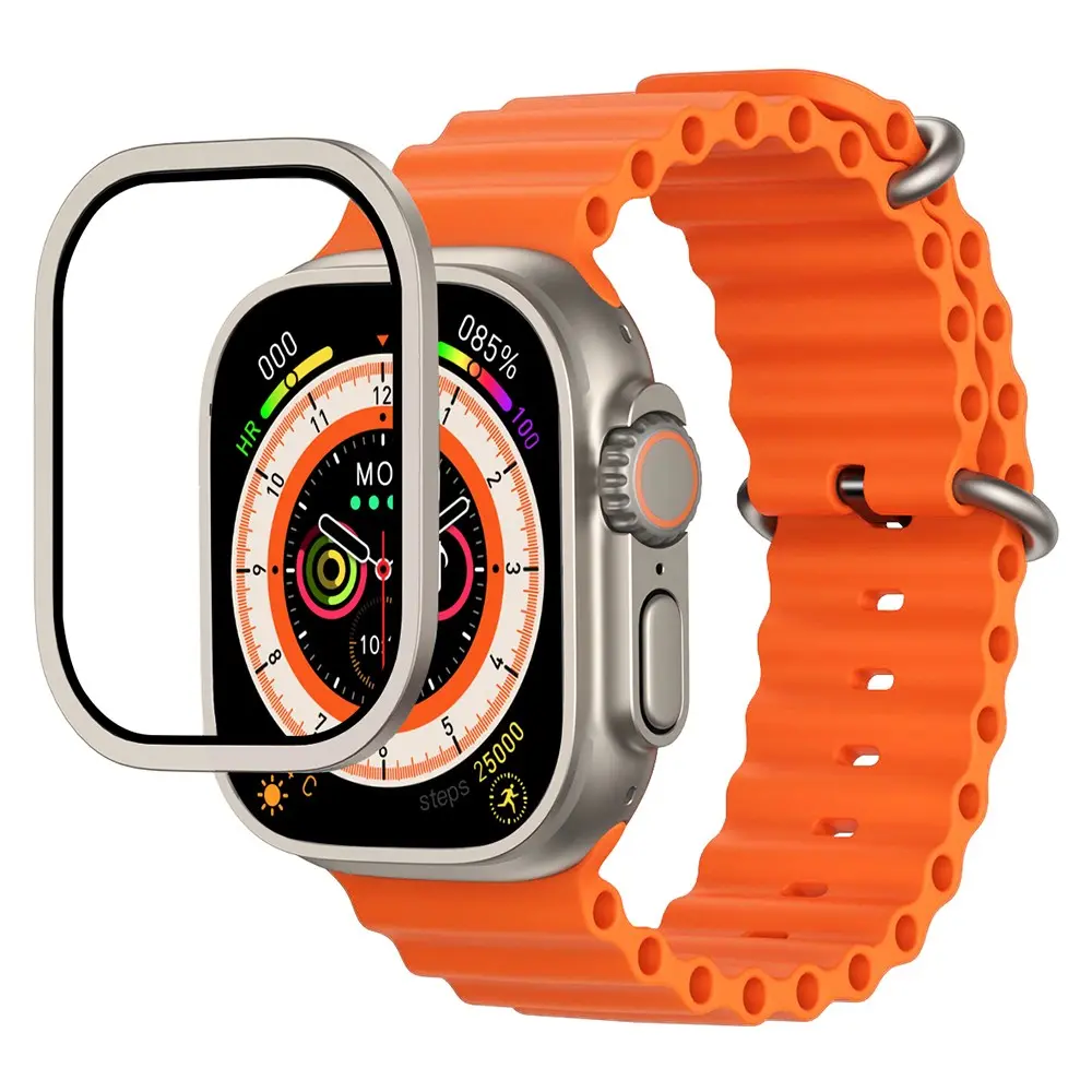 Apple Watch Ultra 49 mm Temperli Cam Ekran Koruyucu - Mohseven Safir