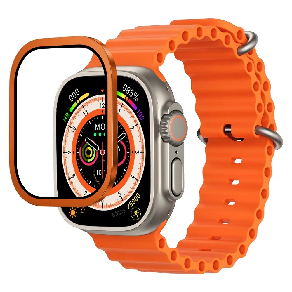Apple Watch Ultra 49 mm Temperli Cam Ekran Koruyucu - Mohseven Safir