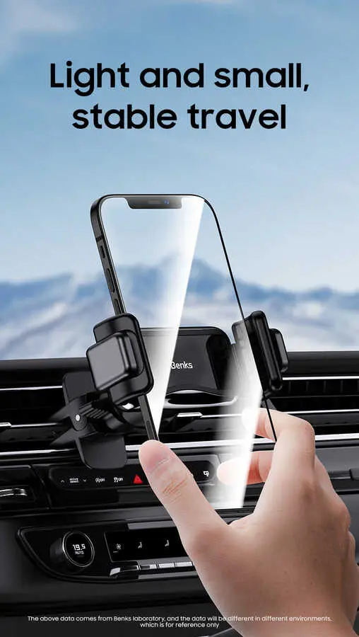 Benks CZ01 Araç Telefon Tutucu, Otomatik Mekanizmalı ve 360 Derece Dönebilen