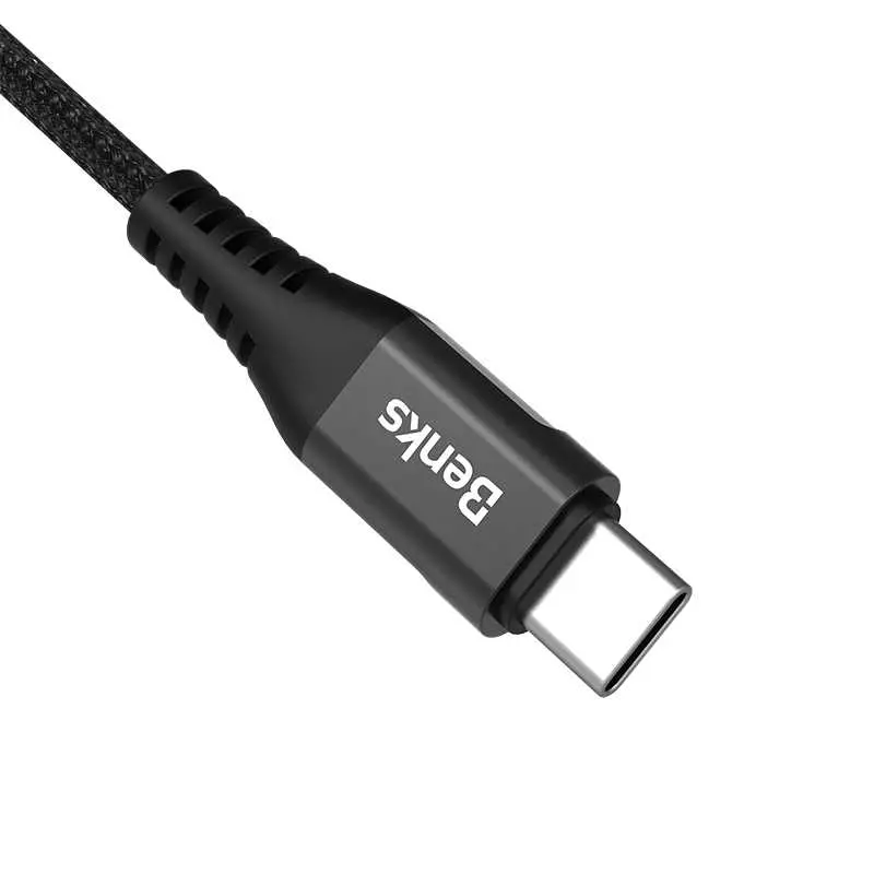 Benks D26 Type-C USB Şarj ve Data Kablosu, 1.2 m
