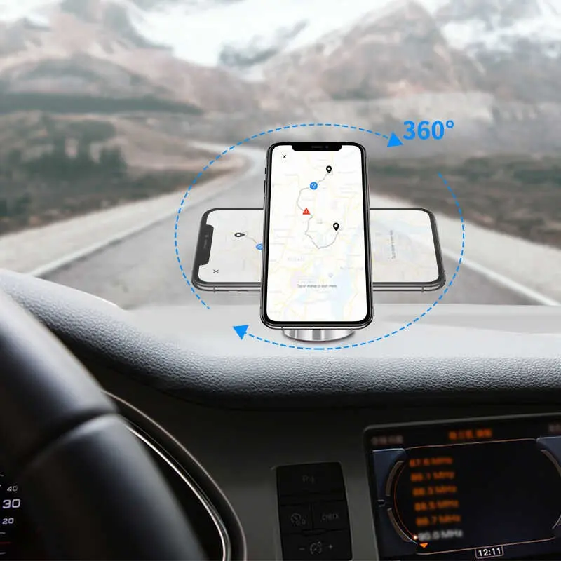 Benks H16 Manyetik Araç Telefon Tutucu, 360 Derece Dönebilen