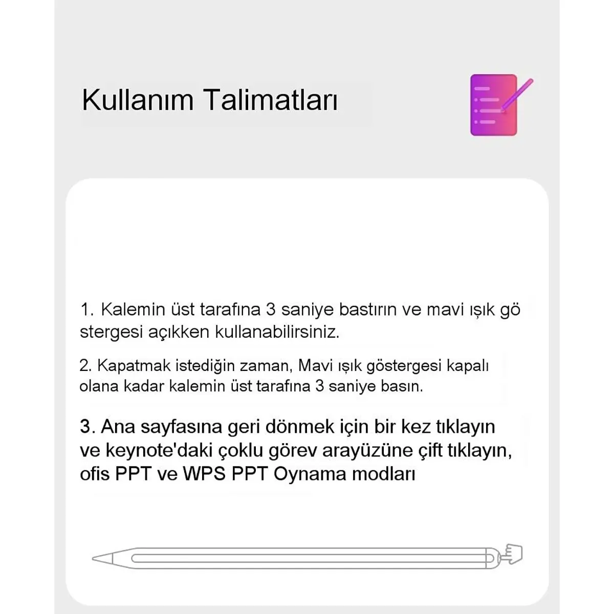 Benks Manyetik Kablosuz Şarjlı Palm Rejection Dokunmatik Kalem