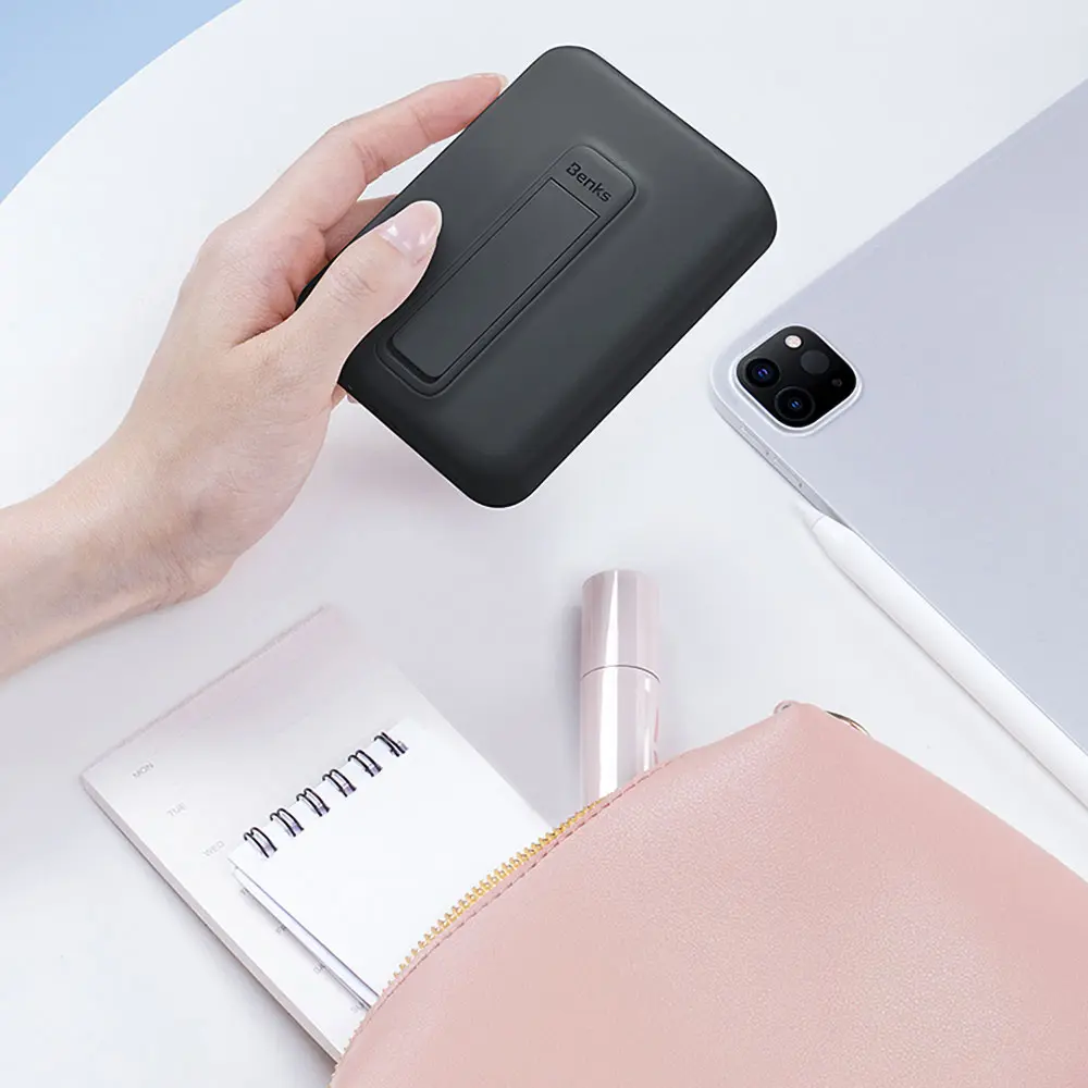 Benks MP09 MagSafe Manyetik Standlı Powerbank, 6000 mAh