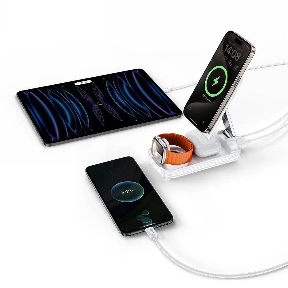 Benks MP13 10000mAh 15W Kablosuz Şarj Standlı Powerbank