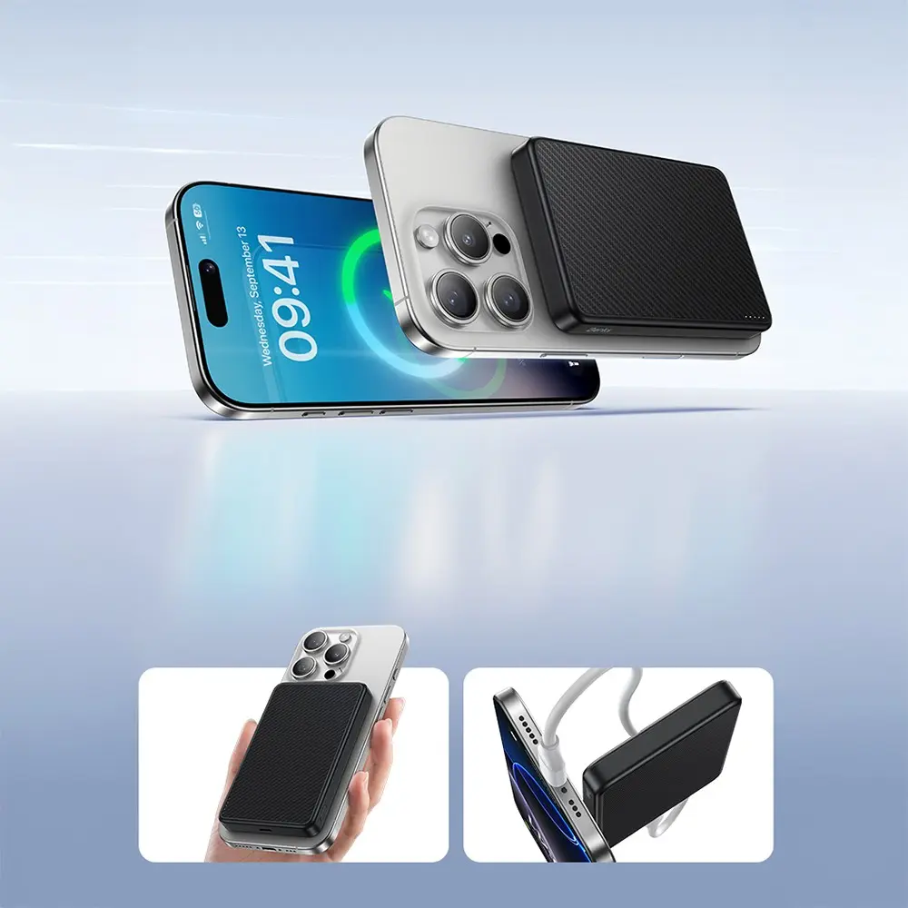 Benks MP17 ArmorGo Qi2 Manyetik Powerbank, 15W 10000mAh