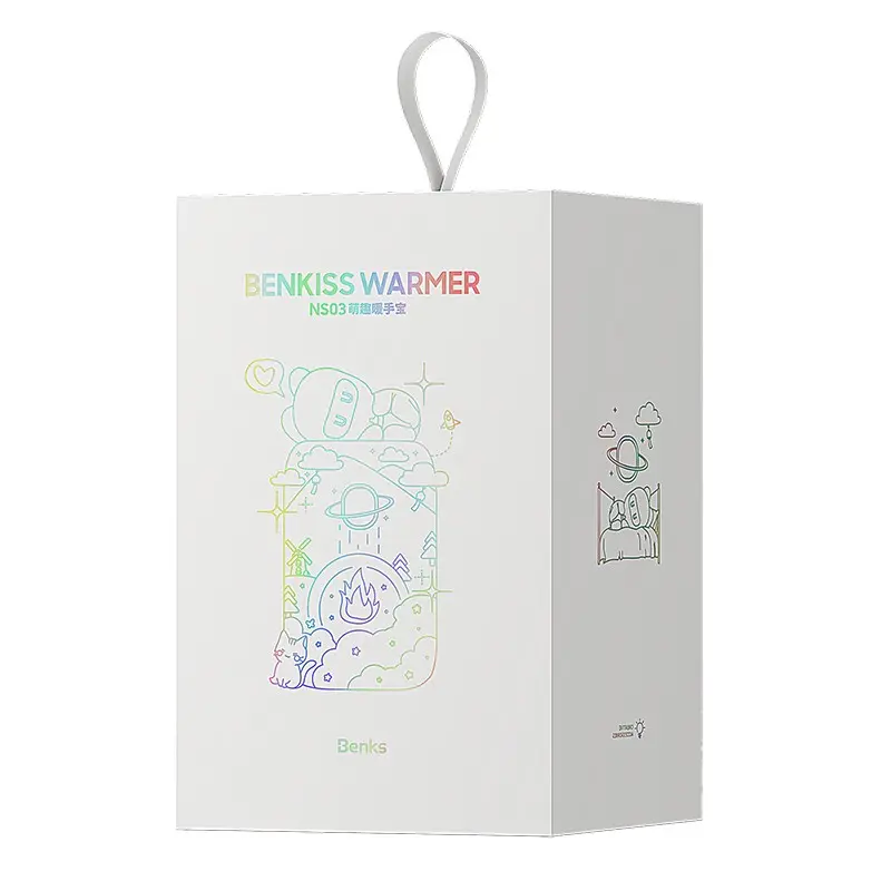 Benks NS03 10000mAh Powerbank, Dijital Ekranlı ve El Isıtıcılı