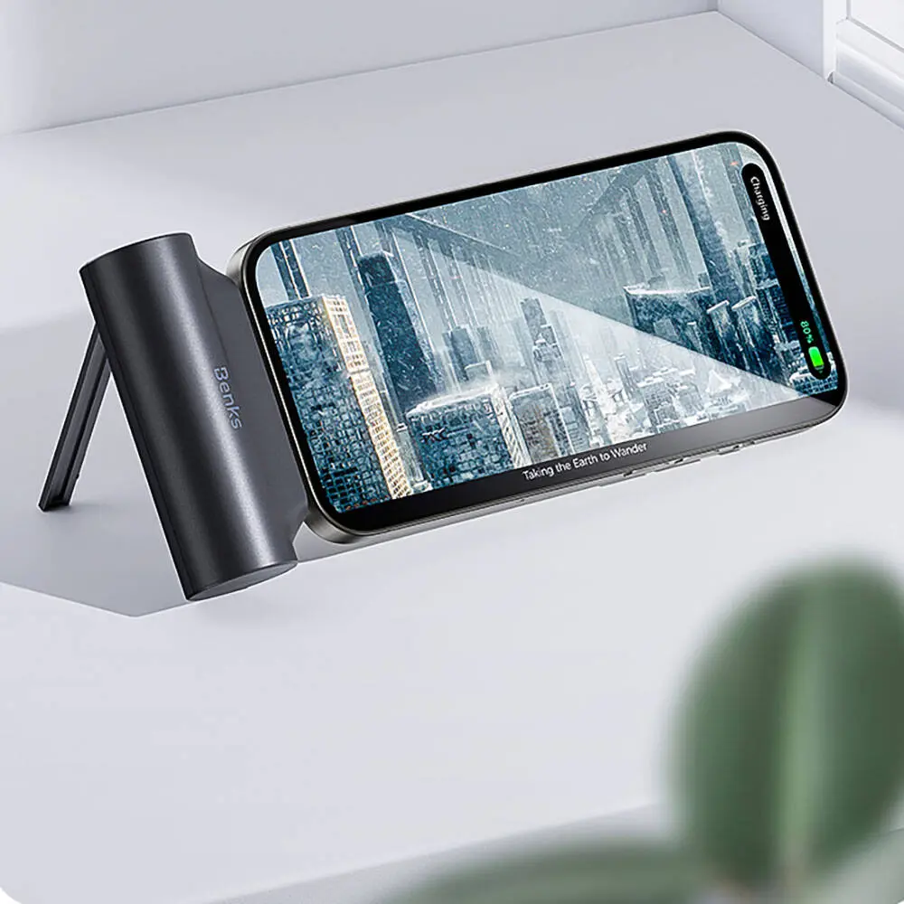 Benks PB15 Standlı Lightning Powerbank, 5000 mAh ve 10 W